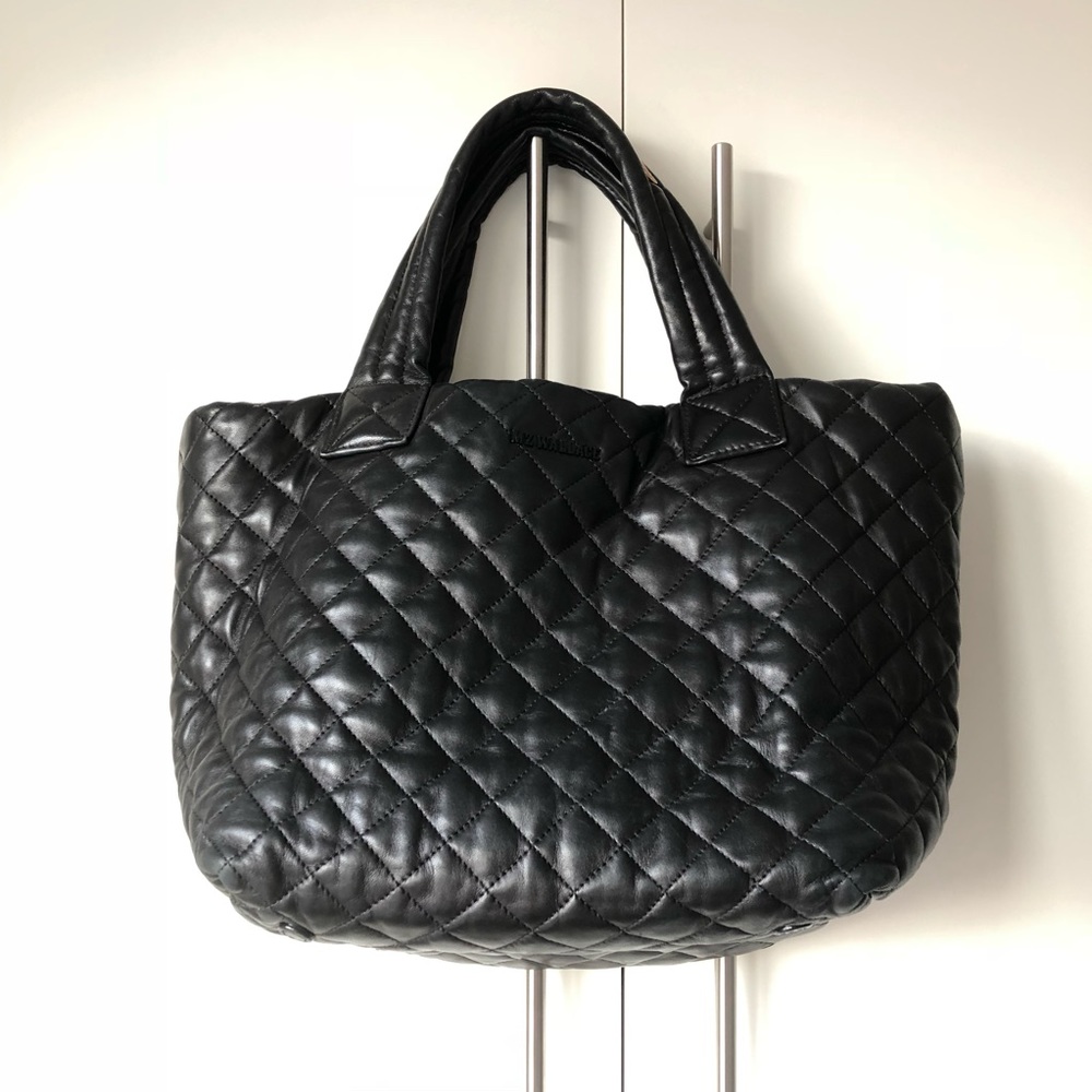 Original Small Metro Tote in Black Leather